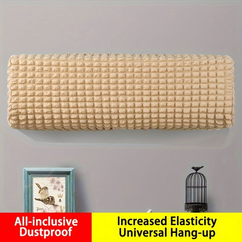 Indoor Wall-Mounted Air Conditioner Cover with Remote Control, Elastic Horn Material