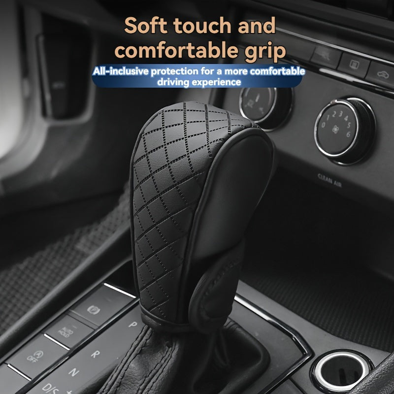 Universal PU charm qoʻlqop bilan avtomobil ichki qismi uchun gear shift qopqogʻi