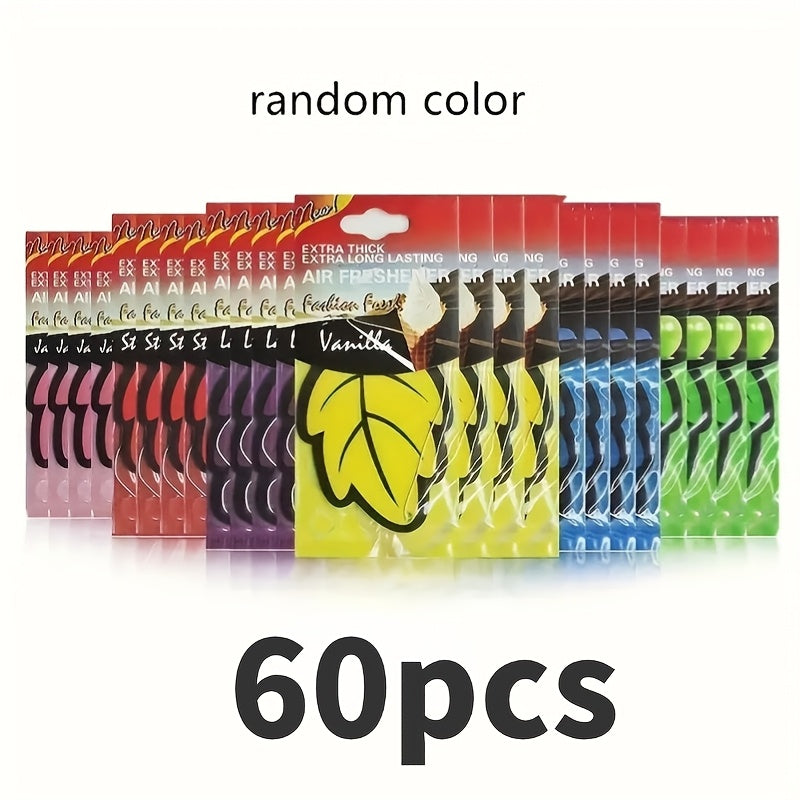 Avtomobil ichki qismi barg shaklidagi havo tozalash uchun tabiiy aroma vanil to'plami