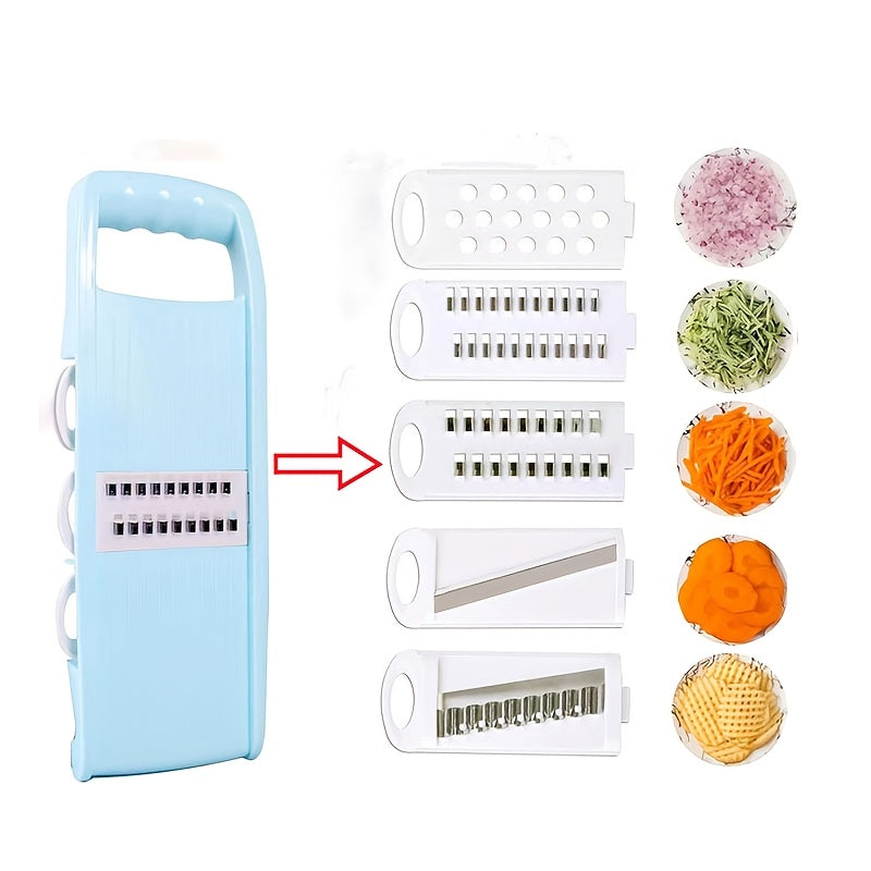 4-Piece Kitchen Tool Set with Vegetable Chopper and Slicer for Home and Camping