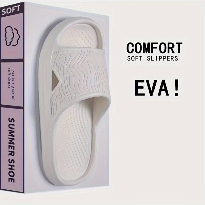 Ayollar uchun EVA slayd sandalki, yengil pushti, ochiq barmoqli, kundalik qulaylik