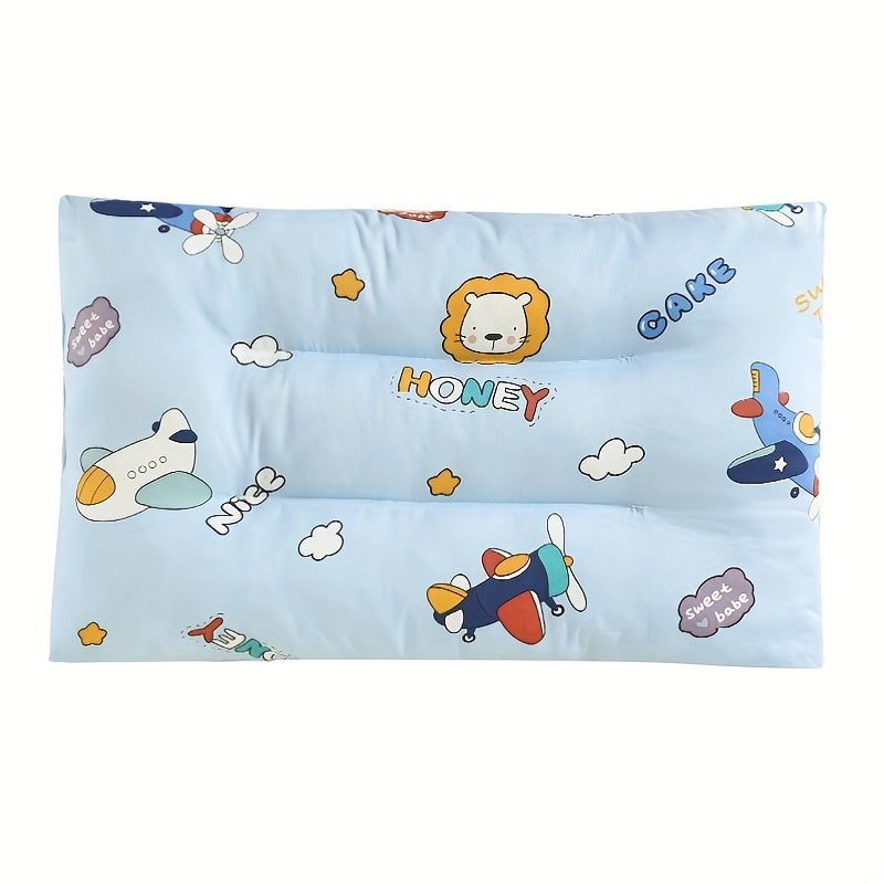 Children's Reversible Pillow with Bean Down Filling for Comfort