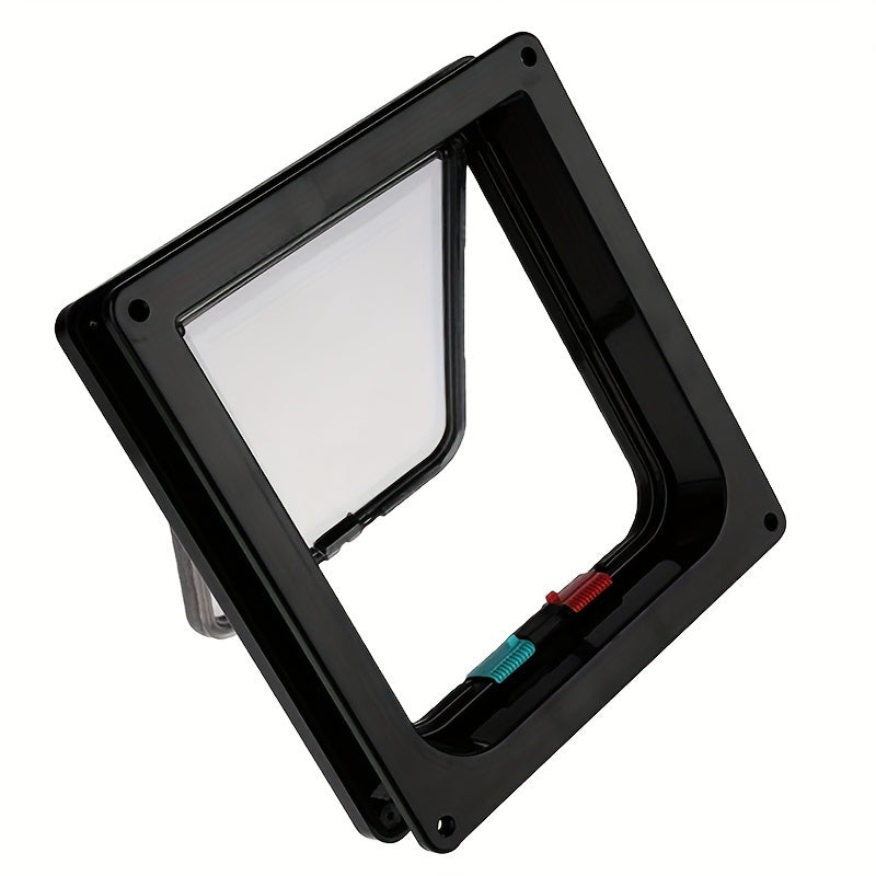 Two-Way Pet Door for Cats and Dogs ABS Secure and Convenient Access