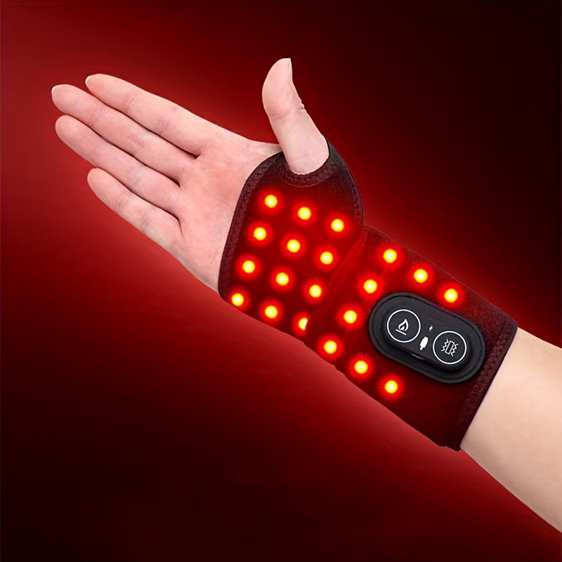 Electric Heated Wrist Warmer with Massage Function and 3 Temperature Settings