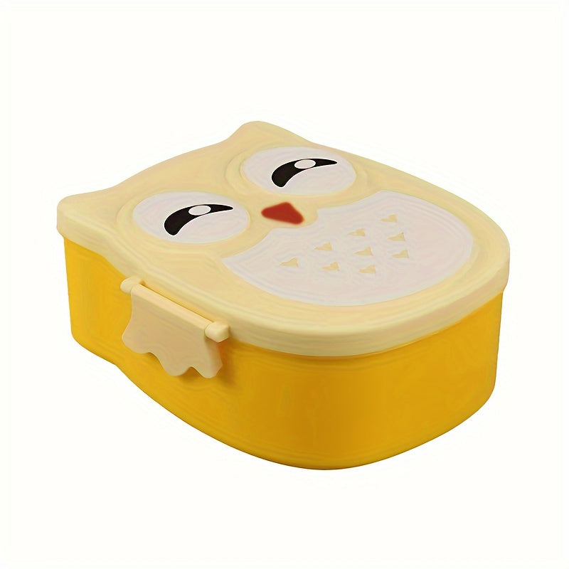 Owl-Shaped Lunch Box BPA-Free Microwave Safe Kids Adults School Work Outdoor