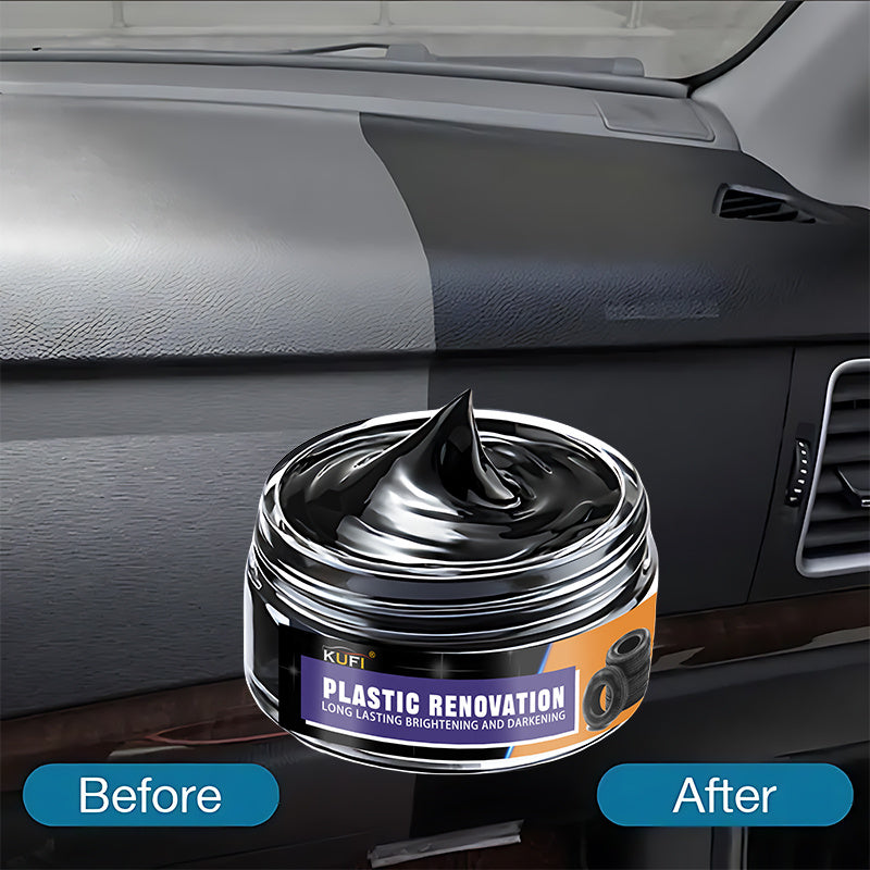 Plastic Renovation Wax For Cars Bikes Motorcycle Scratch Repair Brightener