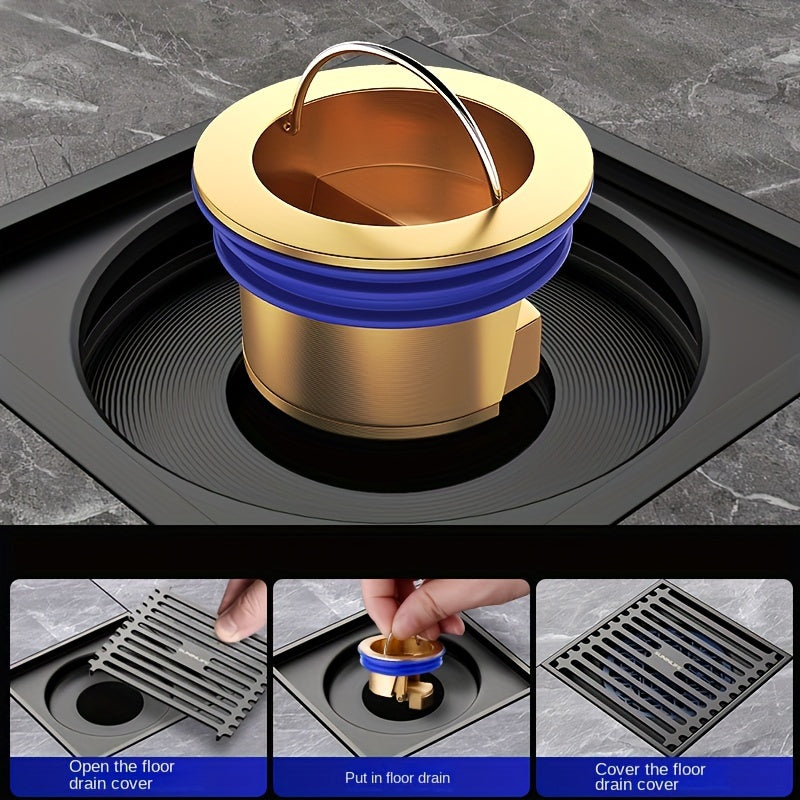 Floor Drain for Bathroom and Toilet Sewer Cleaning 1 Piece