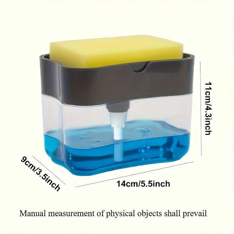 3 ta oshxona sabun dispenserlari to'plami, cho'tka bilan, qo'rg'oshinsiz, alohida dizayndagi idish yuvish suvi bosma qutisi, tozalash oson, oshxona uchun oziq-ovqat bilan aloqa qilmaydigan plastik materiallardan tayyorlangan.