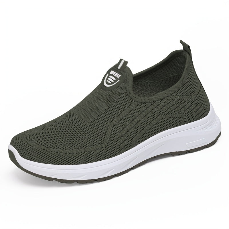Women's Knit Slip-On Shoes Breathable Mesh Comfortable Walking