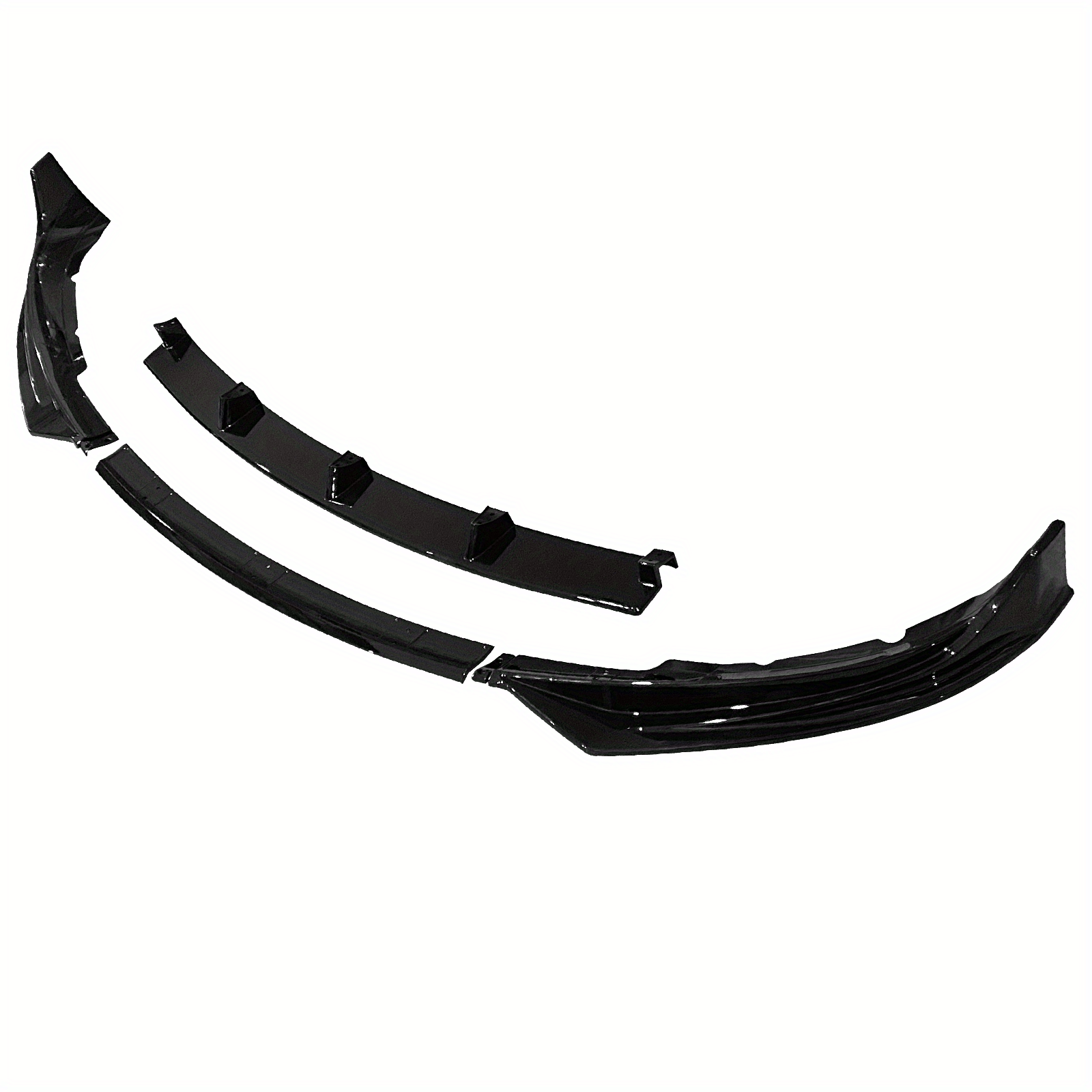 Front Black ABS Plastic Front Bumper Lip Spoiler for Tesla Model 3 2017-2023