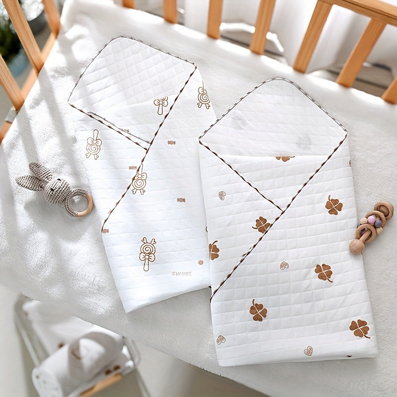 Baby Swaddle Blanket for Newborns in Spring Autumn Winter Soft Cotton