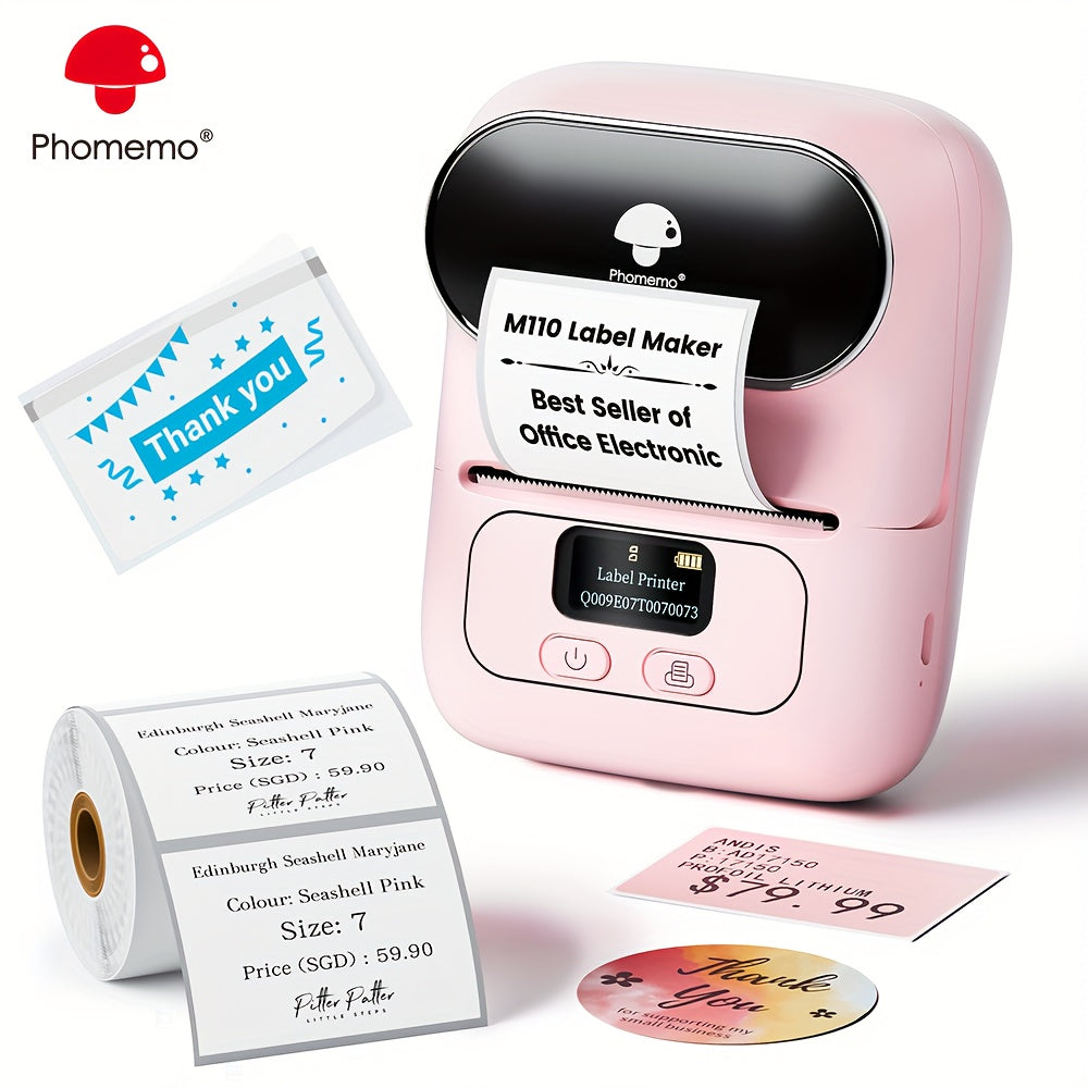 Wireless Thermal Label Printer for Business Office Use 40x30mm Labels