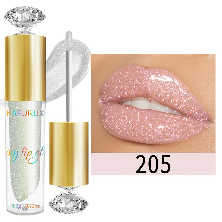 Women's Waterproof Lip Glaze Non-Sticky Pearlescent Shine Vibrant Colors