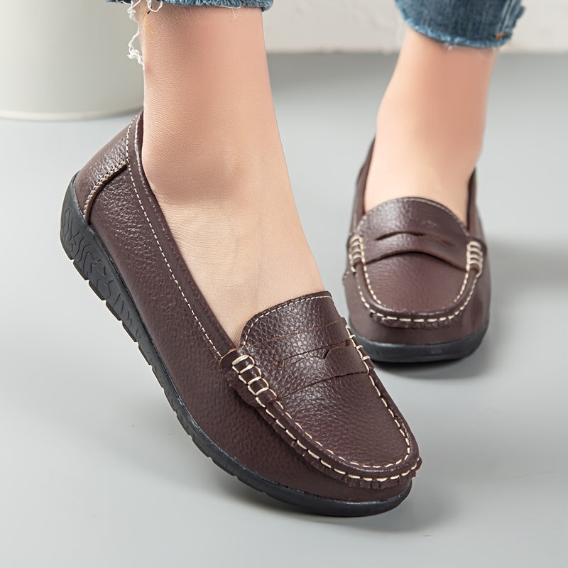 Women Slip-On Shoes, Comfortable Flat Loafers Casual Driving Walking