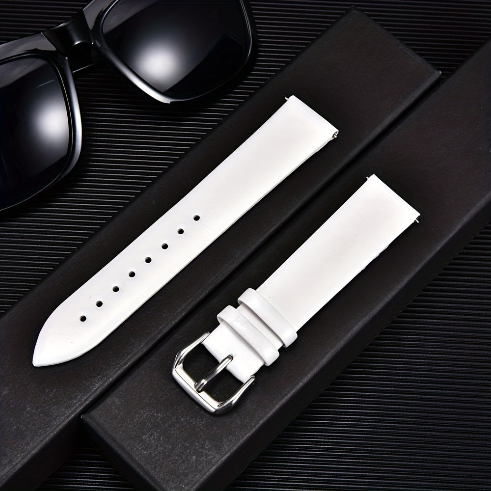 Genuine Leather Watch Strap for Men and Women Thin Calfskin 16mm 18mm 20mm 22mm