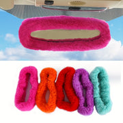 Uniseks yumuşoq va chiroyli o‘rindiqli avtomobil orqa ko‘zg‘a qopqog‘i