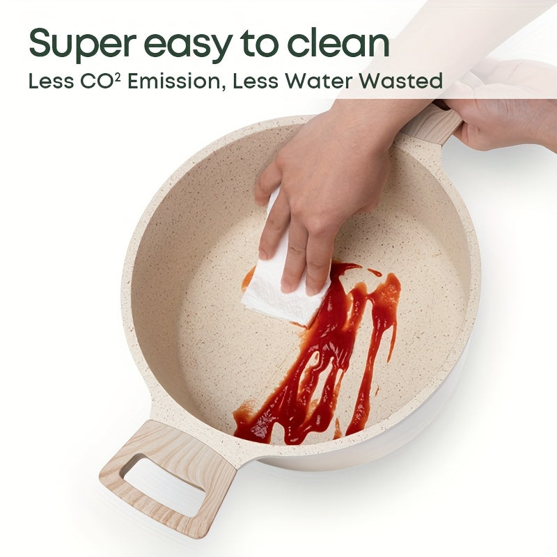 Qoplamasiz sho‘rva qozoni, qopqog‘ bilan, induksiya mos, turli o‘lchamlarda