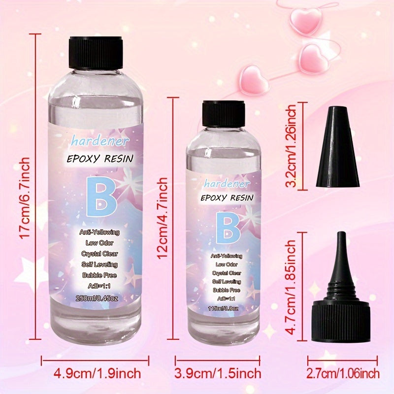 Epoxy Resin Kit 1:1 Mixing Ratio Transparent for DIY River Tables High Hardness