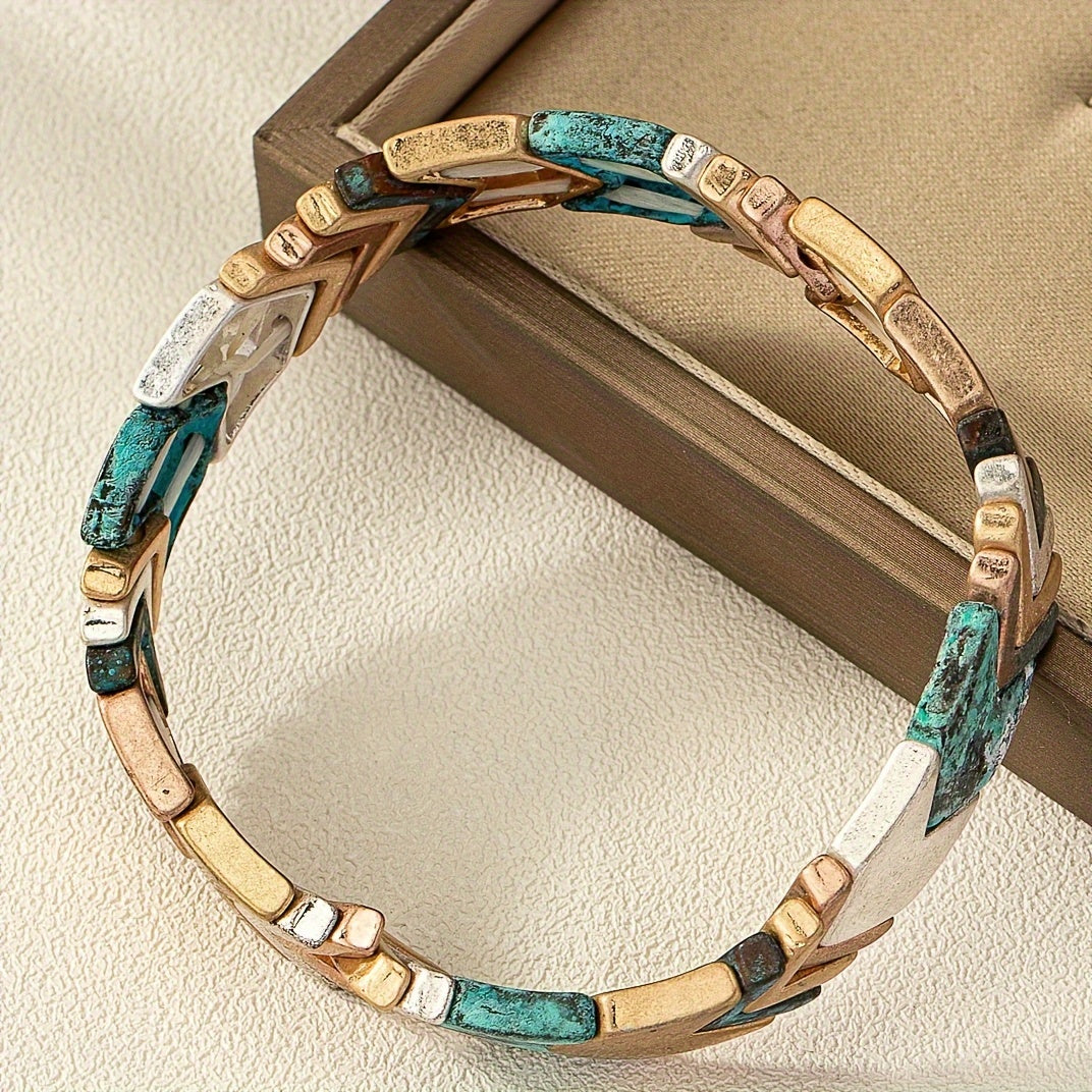 Zarif Vintage Stretch Bilaguzuk - Ayollar uchun Zamonaviy Qo'l Ishlari Aksessuar