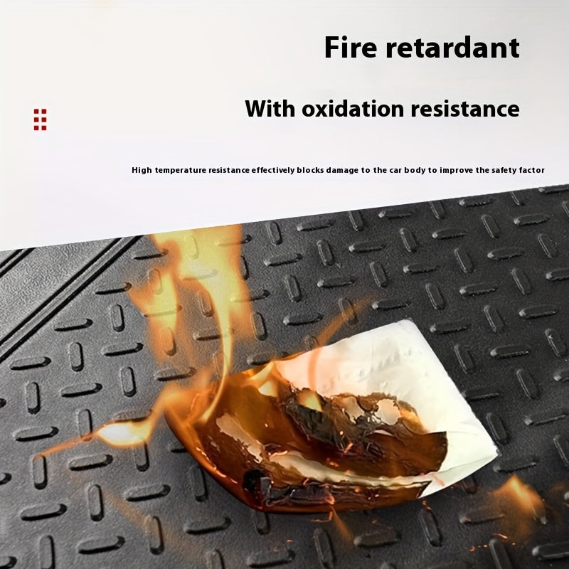 Universal Car Rear Trunk Mat Waterproof PVC Cuttable Non-Slip Durable