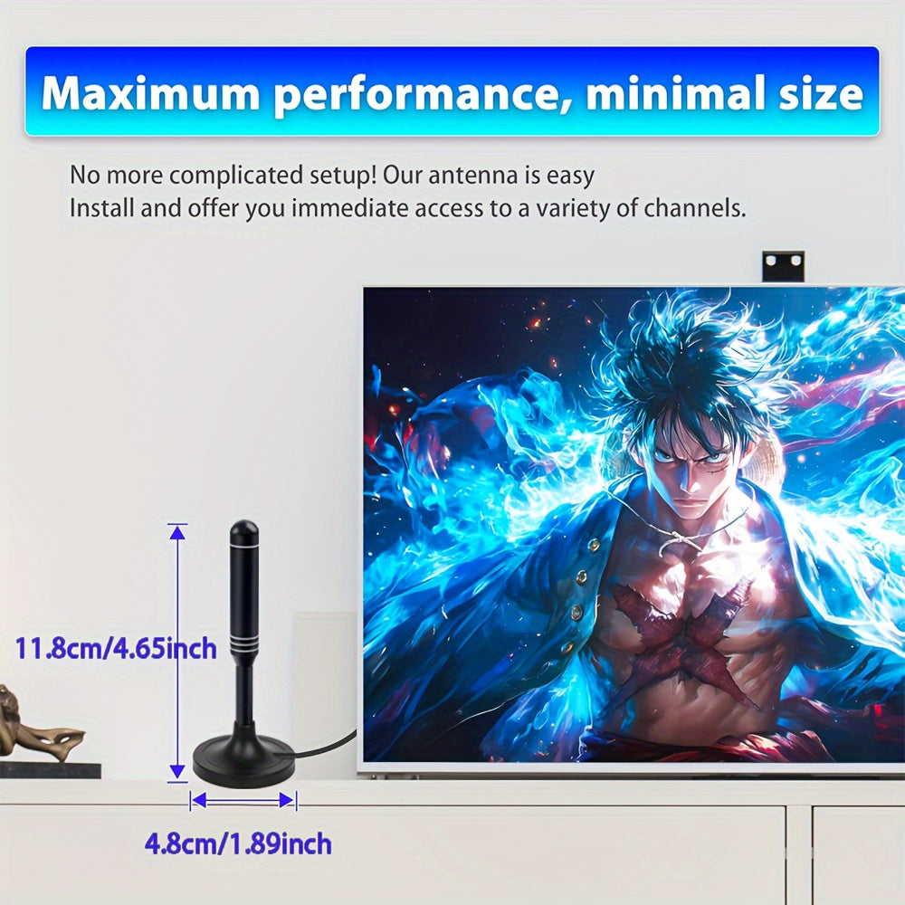 2024 Ultra HD Indoor Digital TV Antenna with 360° Reception 4K 1080P USB Powered