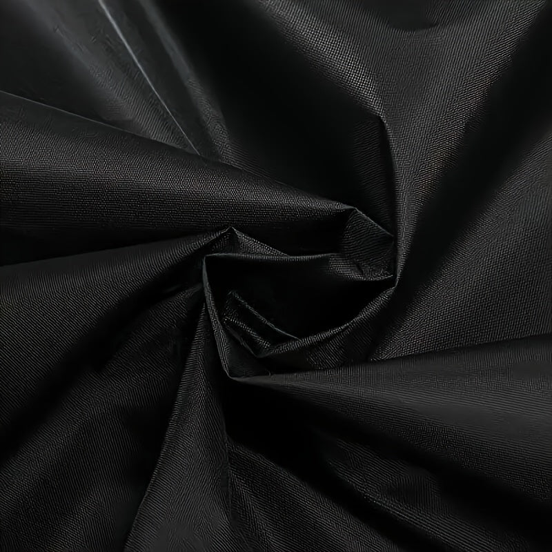 Outdoor Umbrella Cover Black Fabric Drawstring Closure for Gardens Patios Pergolas 6 Sizes