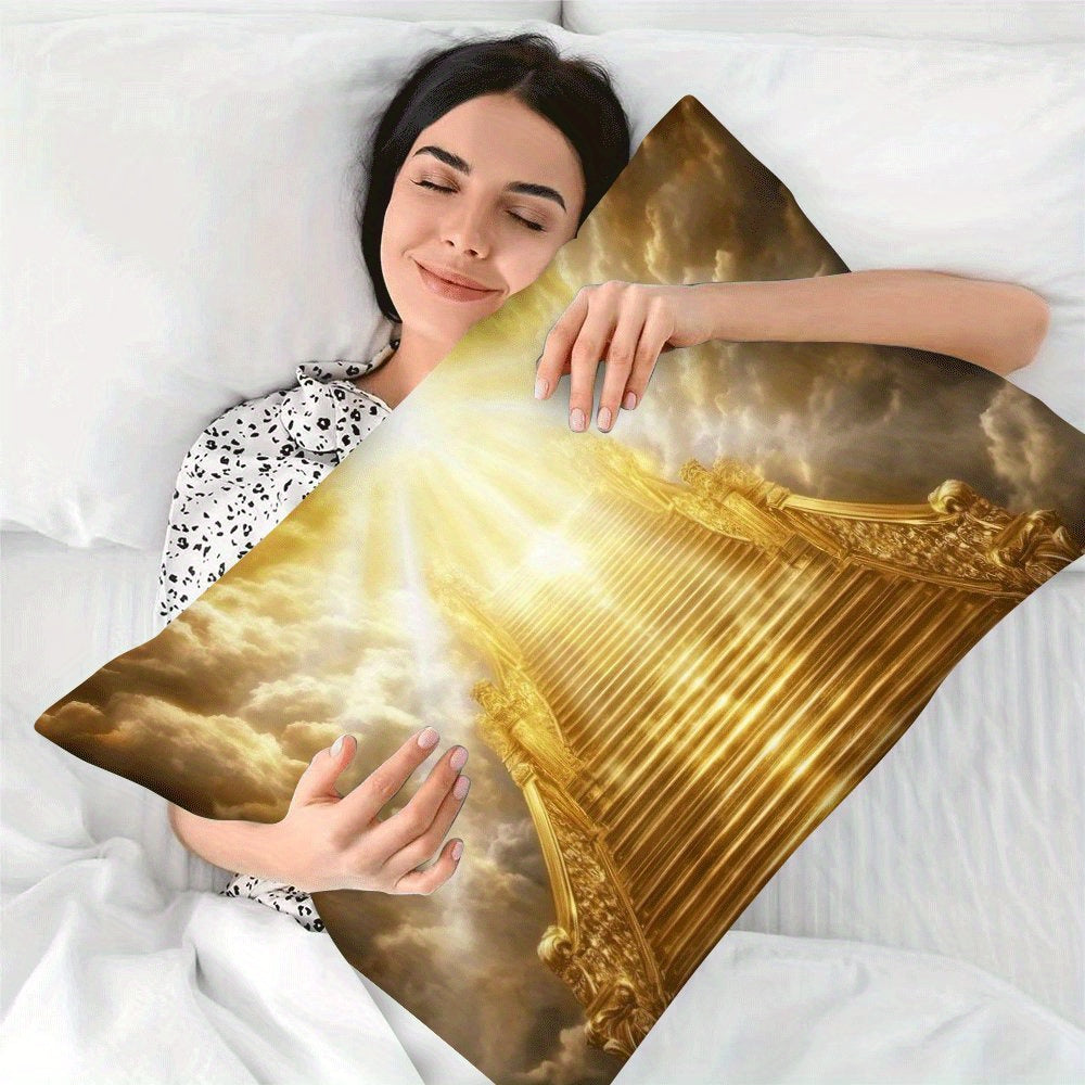 Heavenly Ladder Print Pillow Cover 50.8x30.48 cm Polyester Zipper Casual All-Season