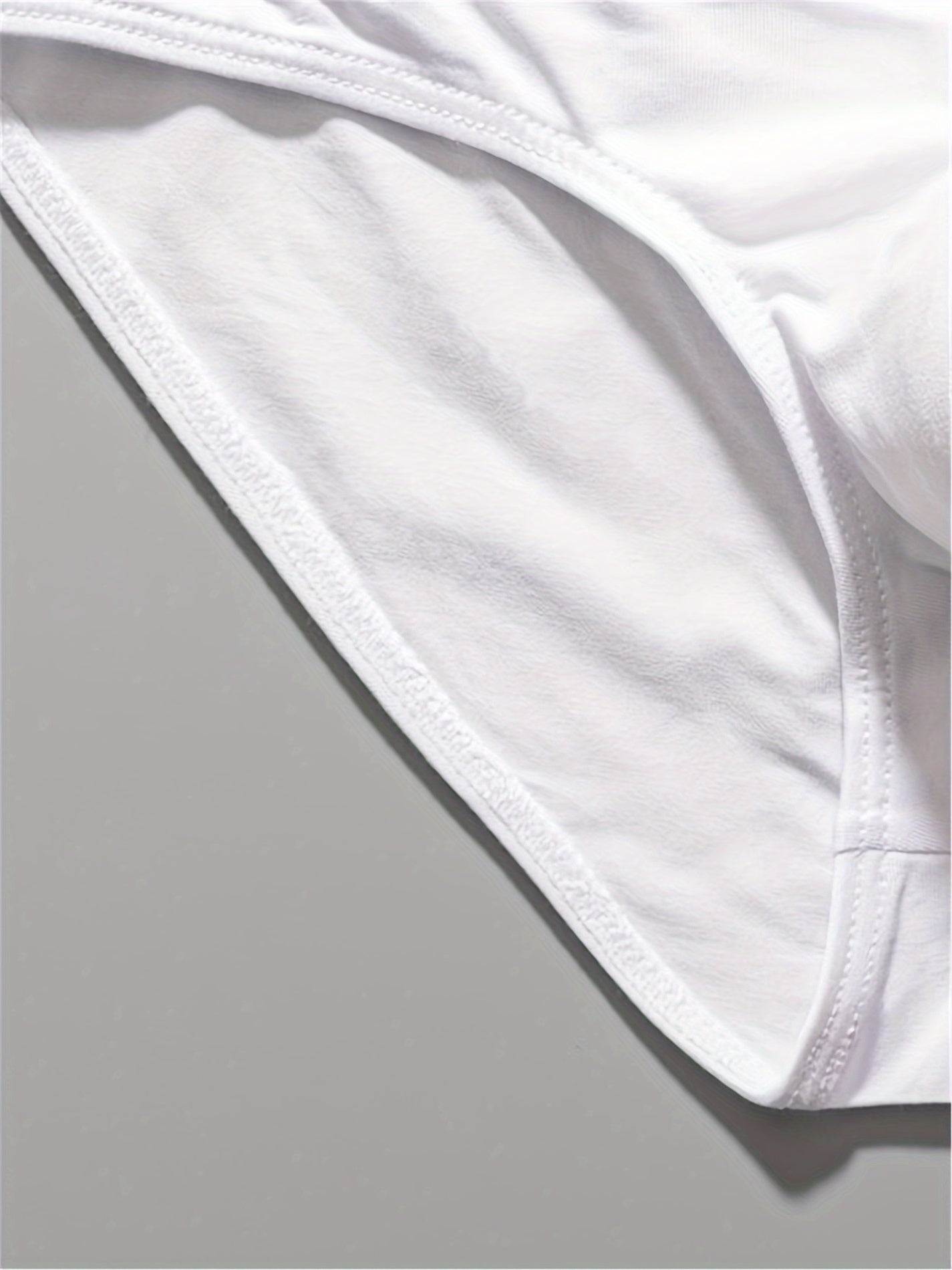 Men's Low Waist Butt Lifting Triangle Briefs Breathable Cotton Underwear Set