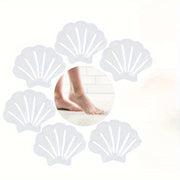 Set of 6 Shell Design Non-slip Bathroom Shower Stickers Anti-slip Bathtub Decals