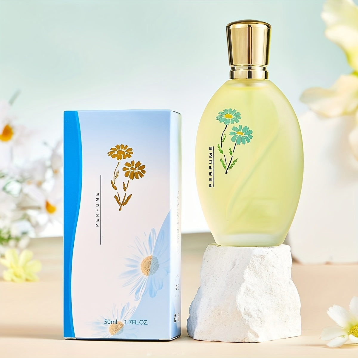 Women's Floral Eau de Toilette Spray Long-Lasting Osmanthus Rose Jasmine Lavender Gardenia Gift