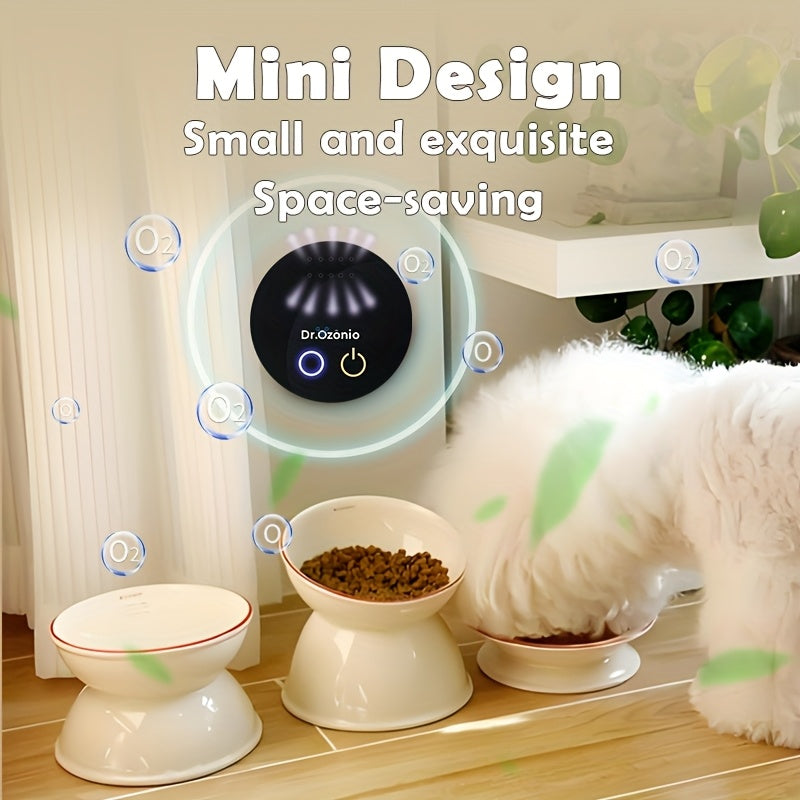 Portable USB Deodorizer Battery-Powered Air Purifier for Odor Removal from Litter Box Kitchen Bathroom