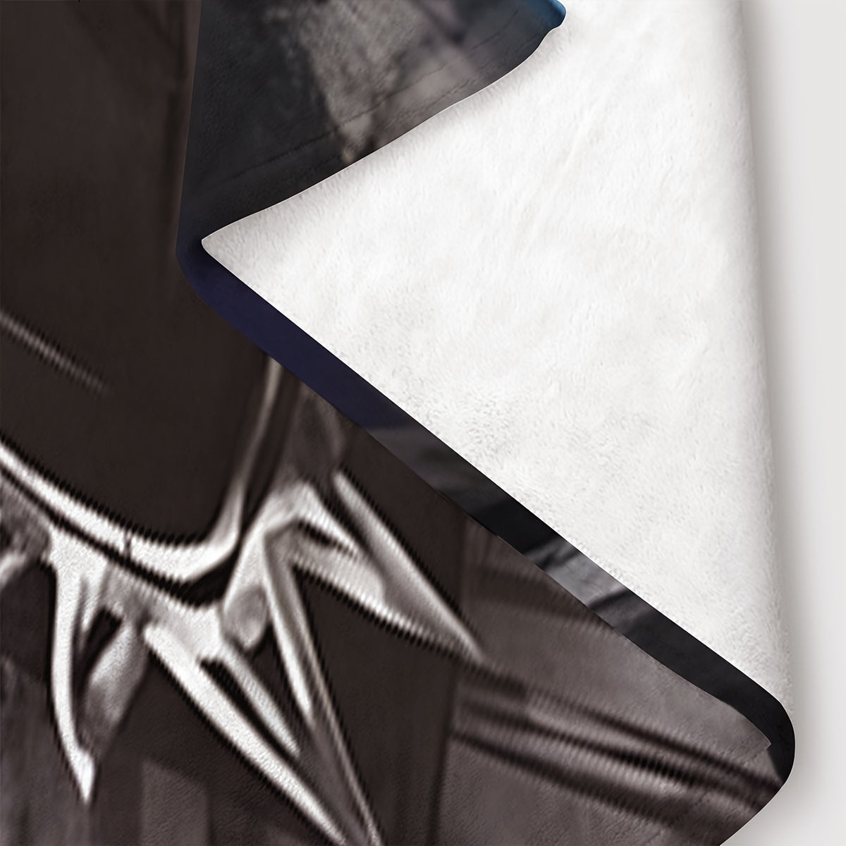 Superhero Themed Blanket for Kids and Adults Red Black Gray Interwoven Soft Cozy Gift