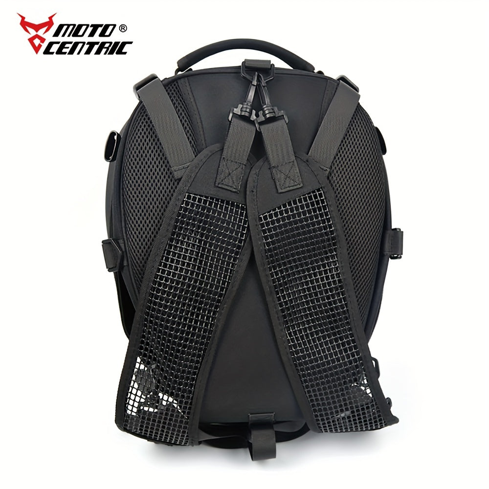 Motorcycle Rear Seat Bag Waterproof 37L Storage Helmet Backpack