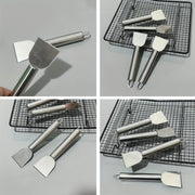 Heavy-Duty Metal Scraper Multi-Purpose Kitchen Cleaning Tool for Stubborn Stains