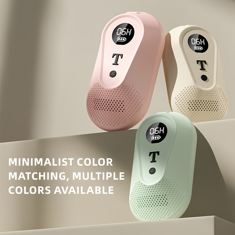 Portativ poyafzal deodorant USB qayta to'ldiriladigan, ozonli taymer bilan, uzoq batareya