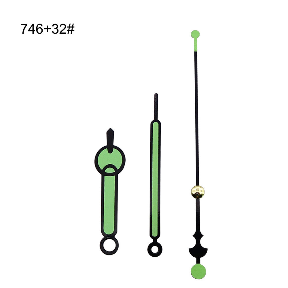 DIY Luminous Wall Clock Kit - Quartz Movement Glow-in-Dark Hands