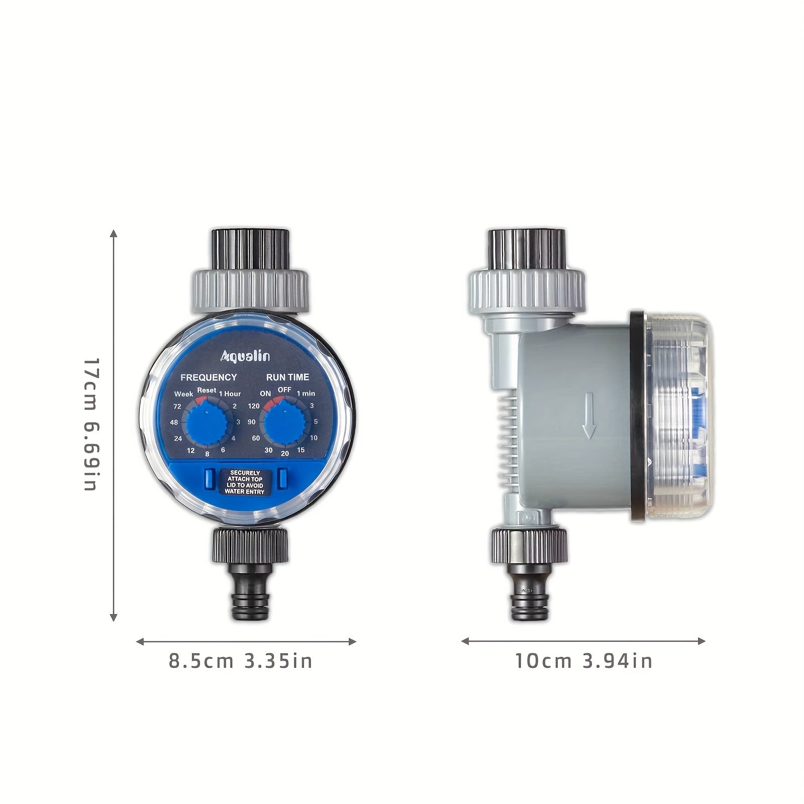 Цифровой садовый таймер для воды, автоматический контроллер полива, работает на батарейках, регулируемая частота