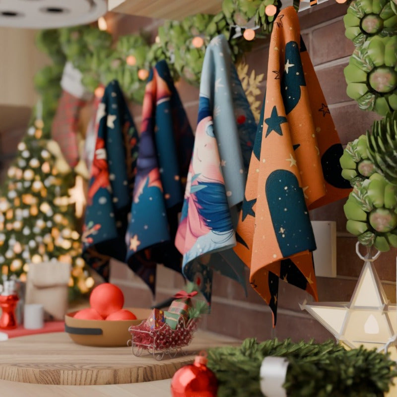 Christmas Reindeer Snowflake Wall Decor 4 Pieces 45.72x66.04 cm