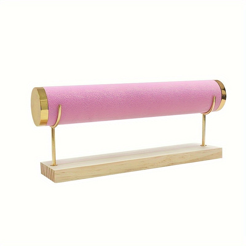 Bracelet Organizer with Removable Tiered Holder and Velvet Display Rack