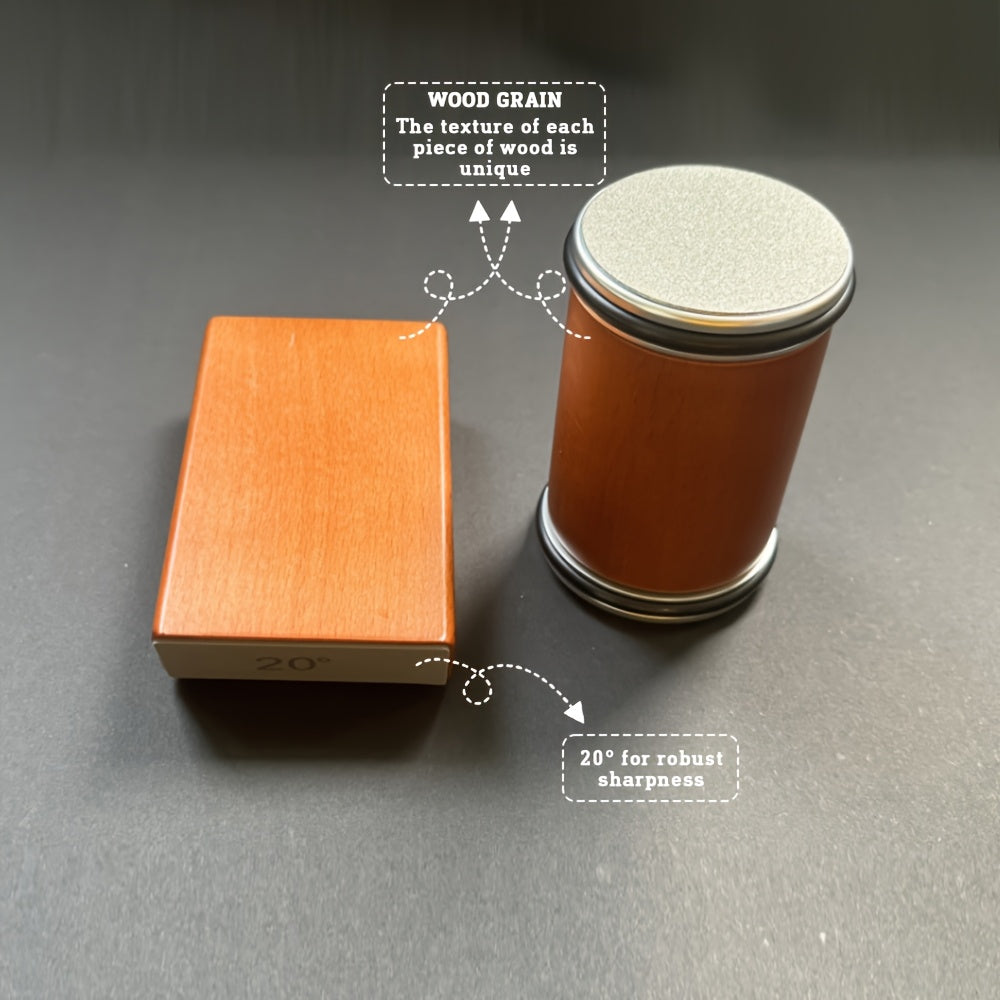 2pcs Diamond Magnetic Drum Grindstone Set for Kitchen Cooking Gadgets No Electricity Available in 2 Colors