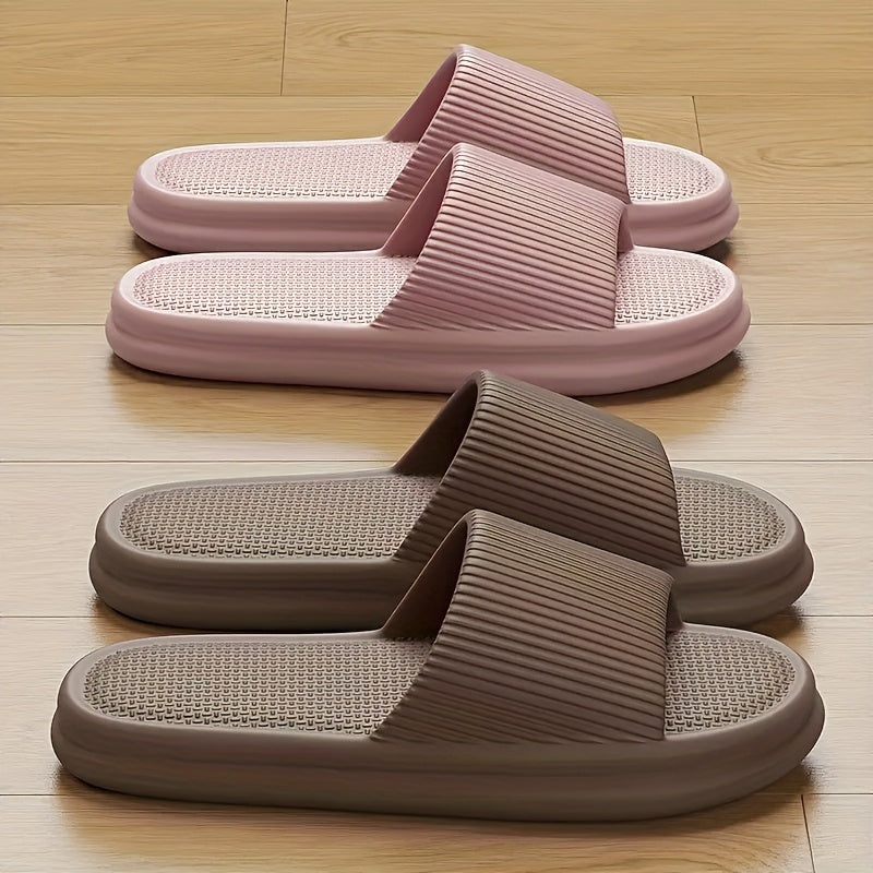 Sandalias unisex de EVA con suela antideslizante abiertas para playa, hogar y baño