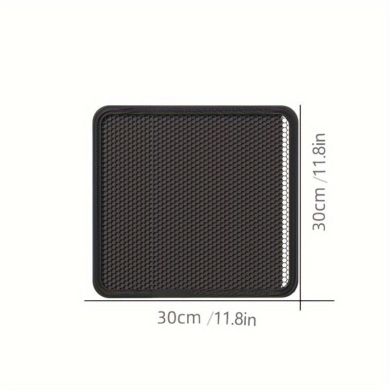 Large Double-Layer Cat Litter Mat Leakproof Spill-Resistant EVA Extra Large