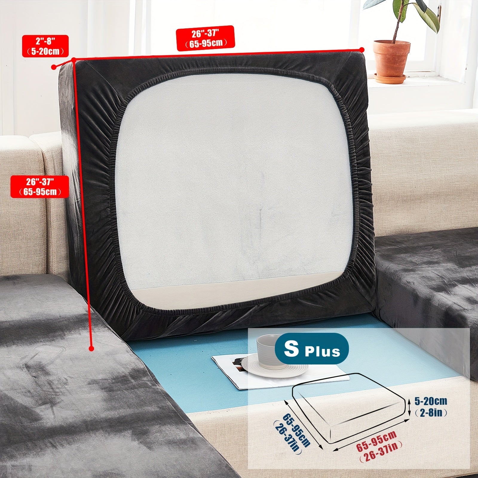 Велюровый чехол для дивана/подушки для домашних животных, пылезащитный и мягкий чехол для дивана для домашнего декора.