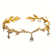 Rhinestone Crown Headband Bridal Tiara Crystal Hair Accessory for Weddings and Events