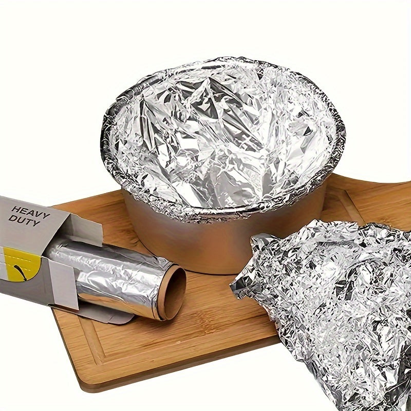 Aluminum Foil Roll 10 Meters Heat-Resistant Baking Grilling Cooking Kitchen Outdoor