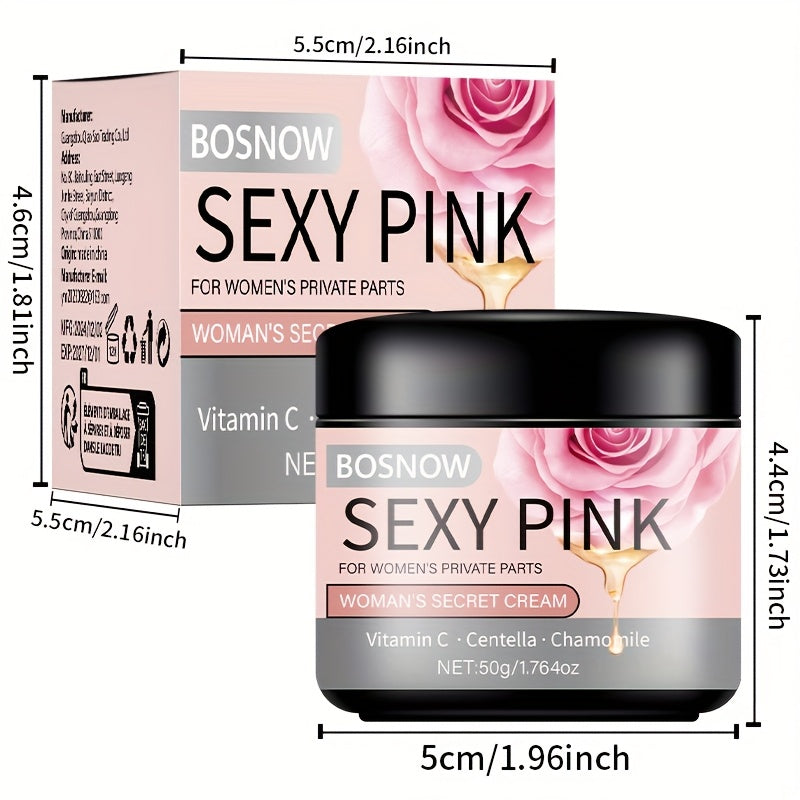 Crema reparadora para la piel de mujeres para áreas sensibles con vitamina C y rosa hidratante hipoalergénica