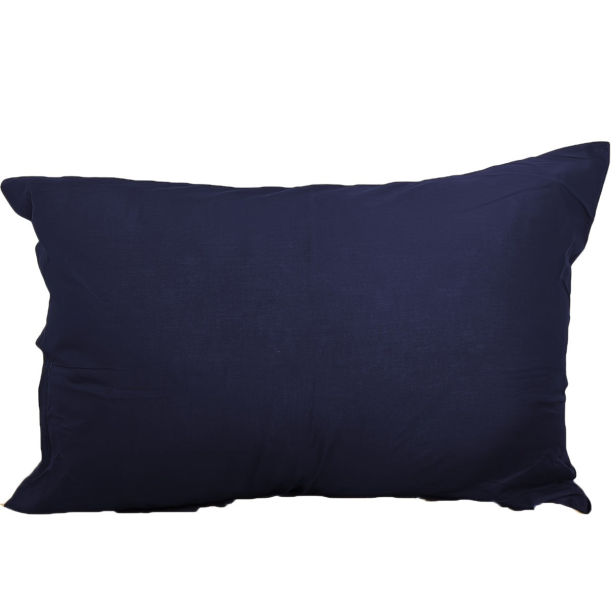 Standart o'lchamdagi organik yostiq qopqog'i, konvert yopilishi, 80-taqsimlangan to'qima - Yumshoq va nafas oladigan - Ranglar mavjud: Khaki, Bej, Burgundi, Dengiz ko'k.