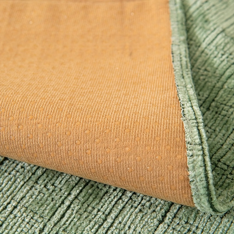 Зеленый чехол для дивана из шенилла с помпонами - водонепроницаемый и дружелюбный к домашним животным, подходит для всех размеров диванов (на 1-4 человека) - легкий в уходе, можно стирать в машине, с кисточками, идеален для любого декора комнаты