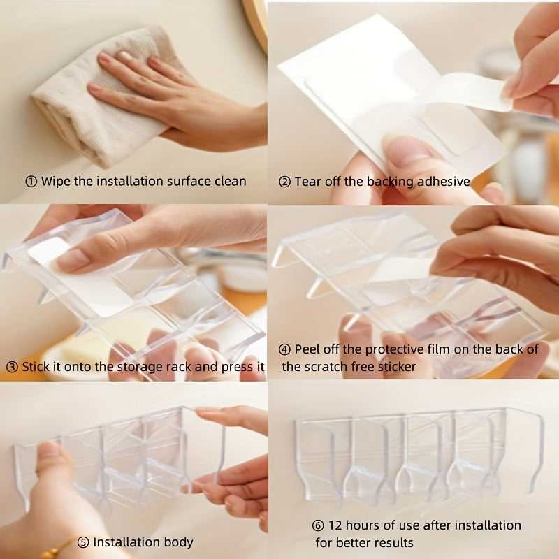 Organizador de baño de montaje en pared para cuidado de la piel y cosméticos, estante de almacenamiento que ahorra espacio