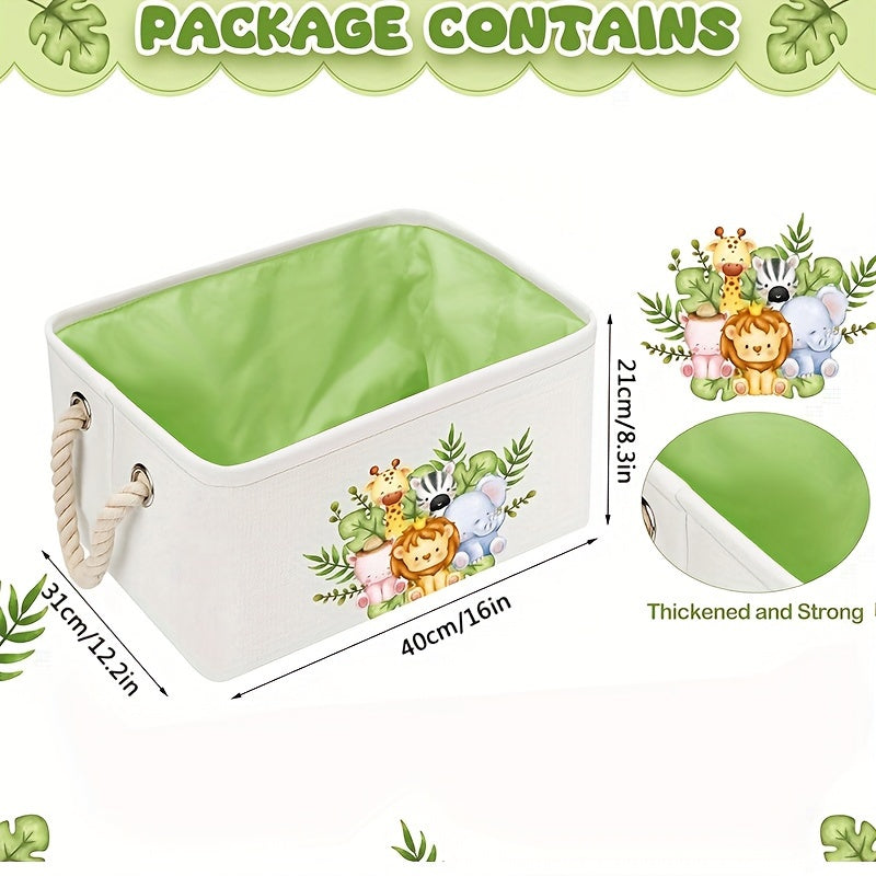 Прямоугольная корзина для хранения с завязкой - складной тканевый органайзер для игрушек, белья и подарков - высота менее 68,58 см